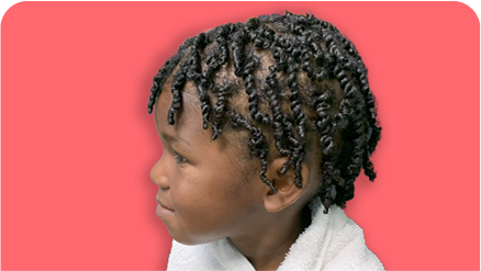 Image of braided boy showcasing a braided style